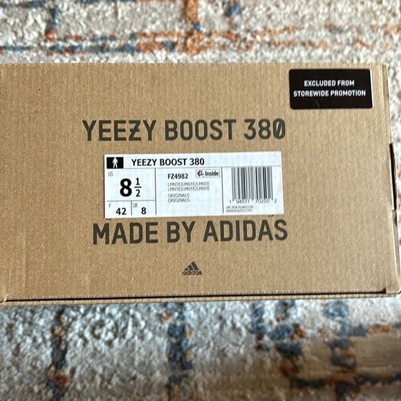 Yeezy Boost 380. US 8 1/2. BRAND NEW, in original box. - Picture 2 of 7